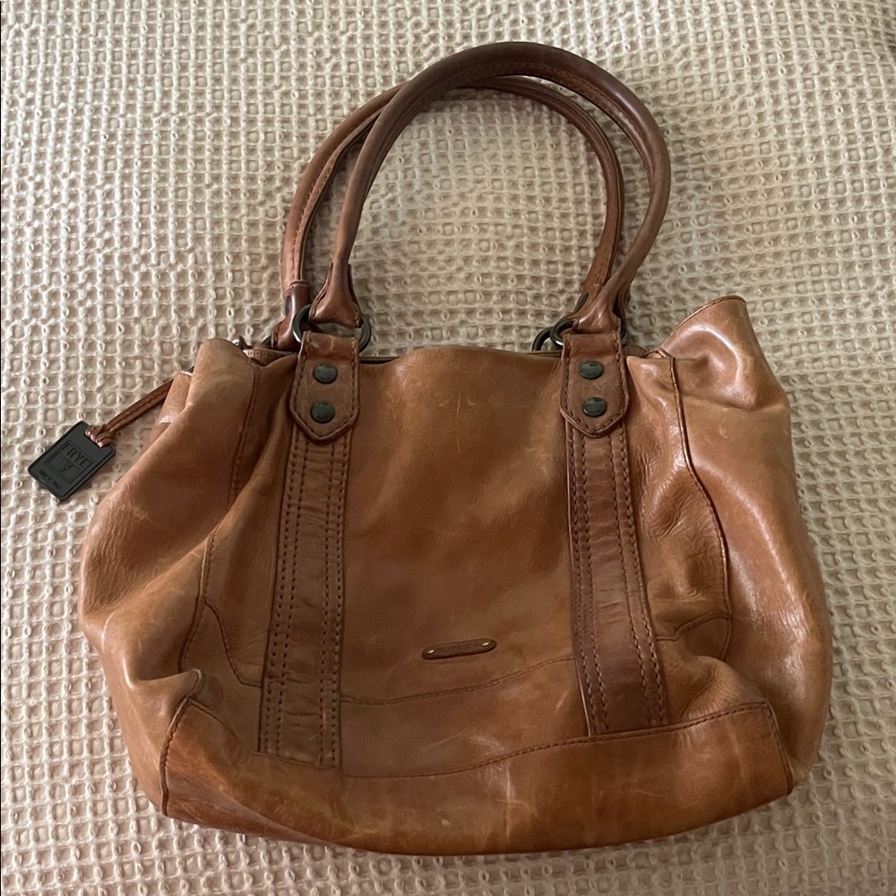 Frye Brown Leather Tote Bag